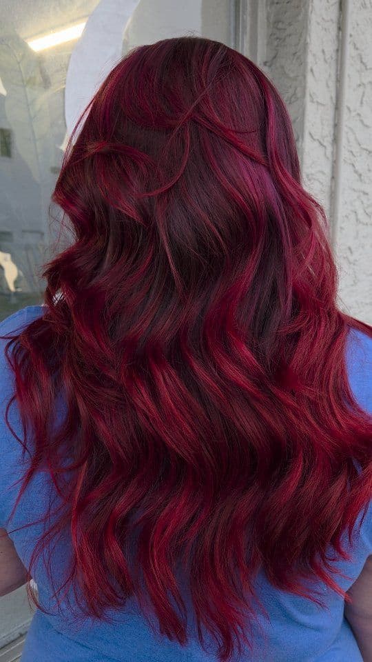 Deep red color